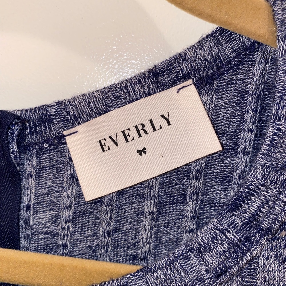 Everly Blue Long Sleeve Dress - Picture 4 of 4
